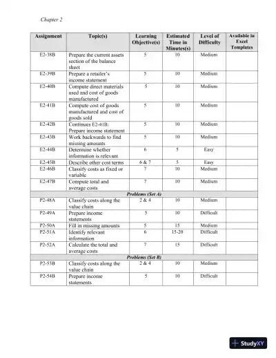Class Notes for Managerial Accounting, Second Canadian Edition - Page 23 preview image