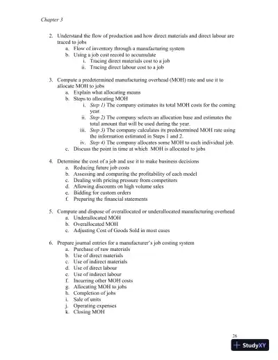 Class Notes for Managerial Accounting, Second Canadian Edition - Page 29 preview image