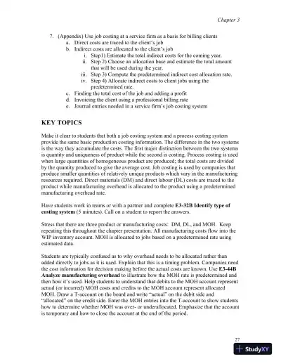 Class Notes for Managerial Accounting, Second Canadian Edition - Page 30 preview image