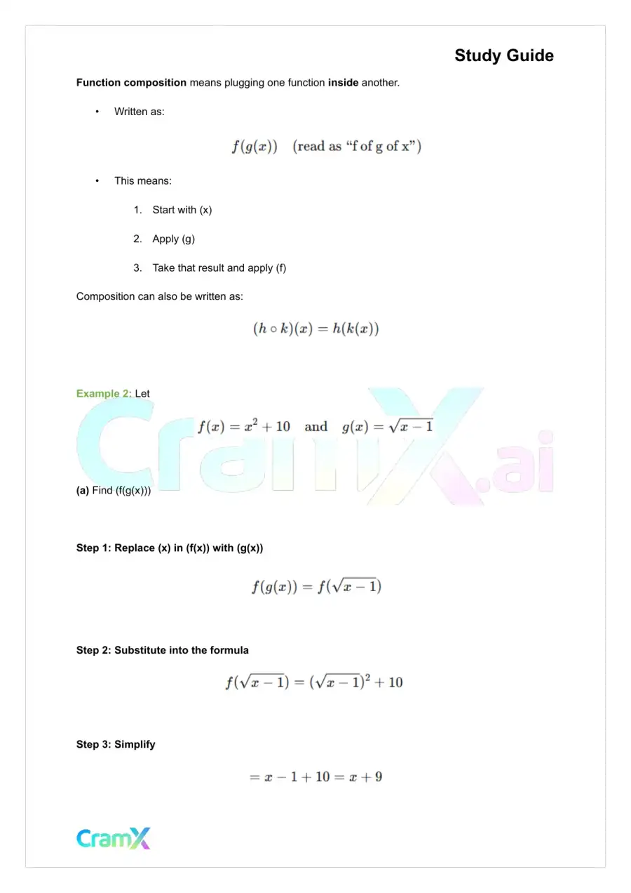 Precalculus - Functions, page 3