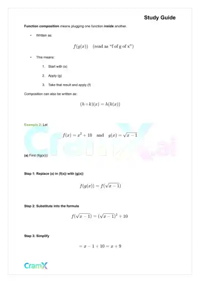 Precalculus - Functions - Page 3 preview image