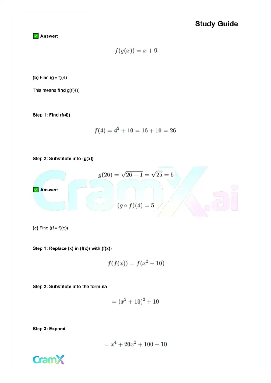 Precalculus - Functions, page 4