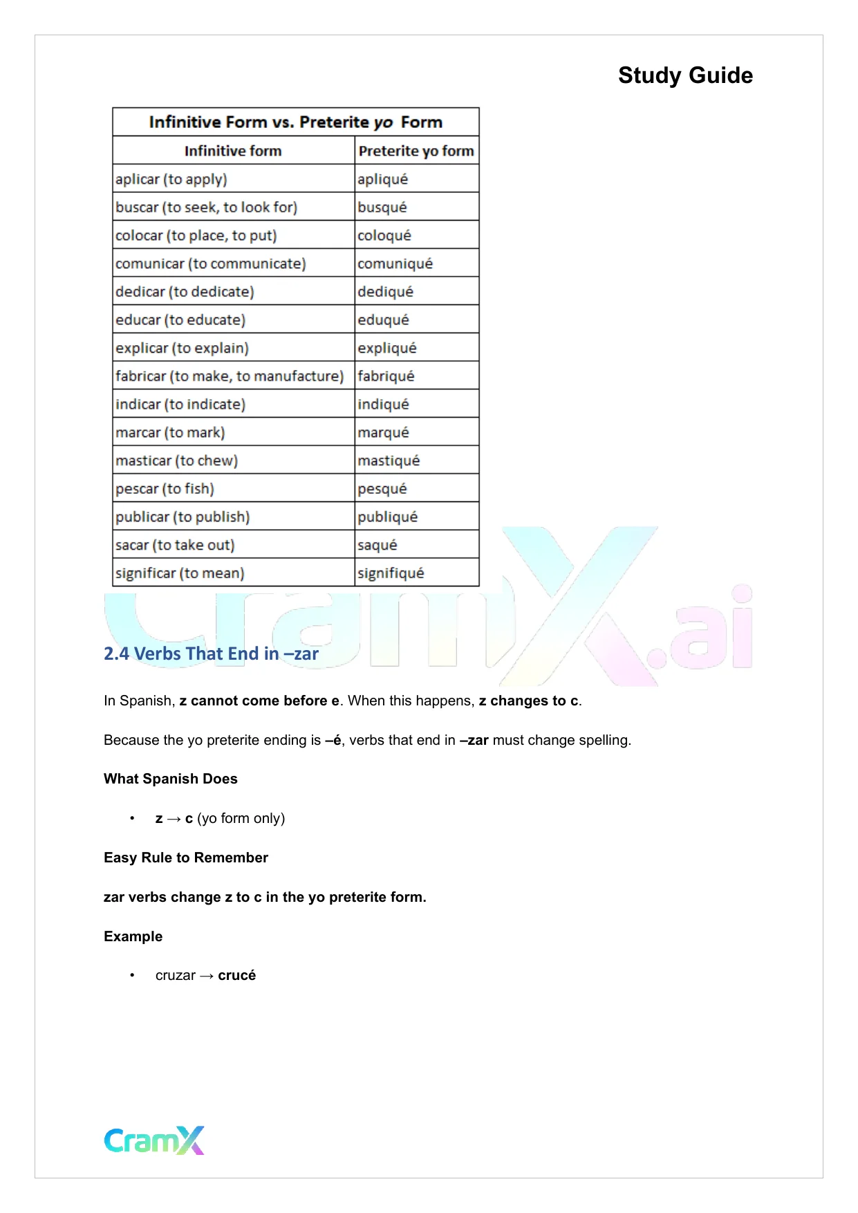 Spanish I - The Preterite Tense - Page 10 preview image