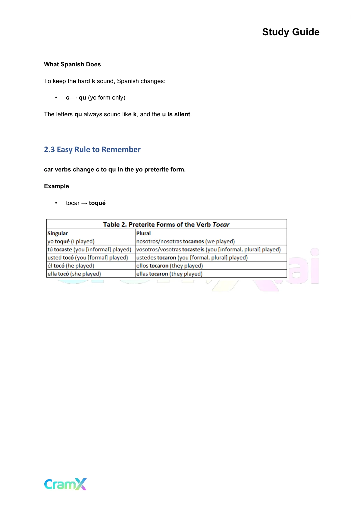 Spanish I - The Preterite Tense - Page 9 preview image