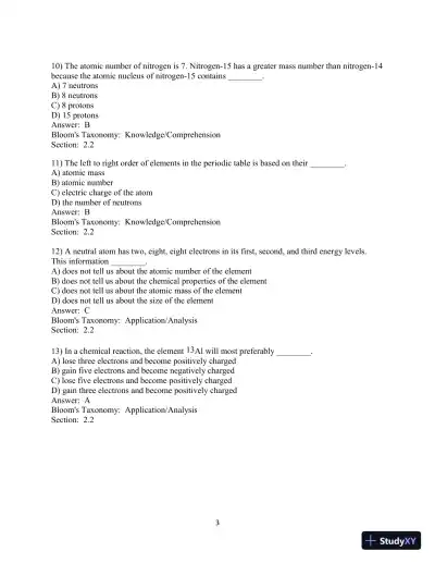 Test Bank For Campbell Biology, 11th Edition - Page 21 preview image