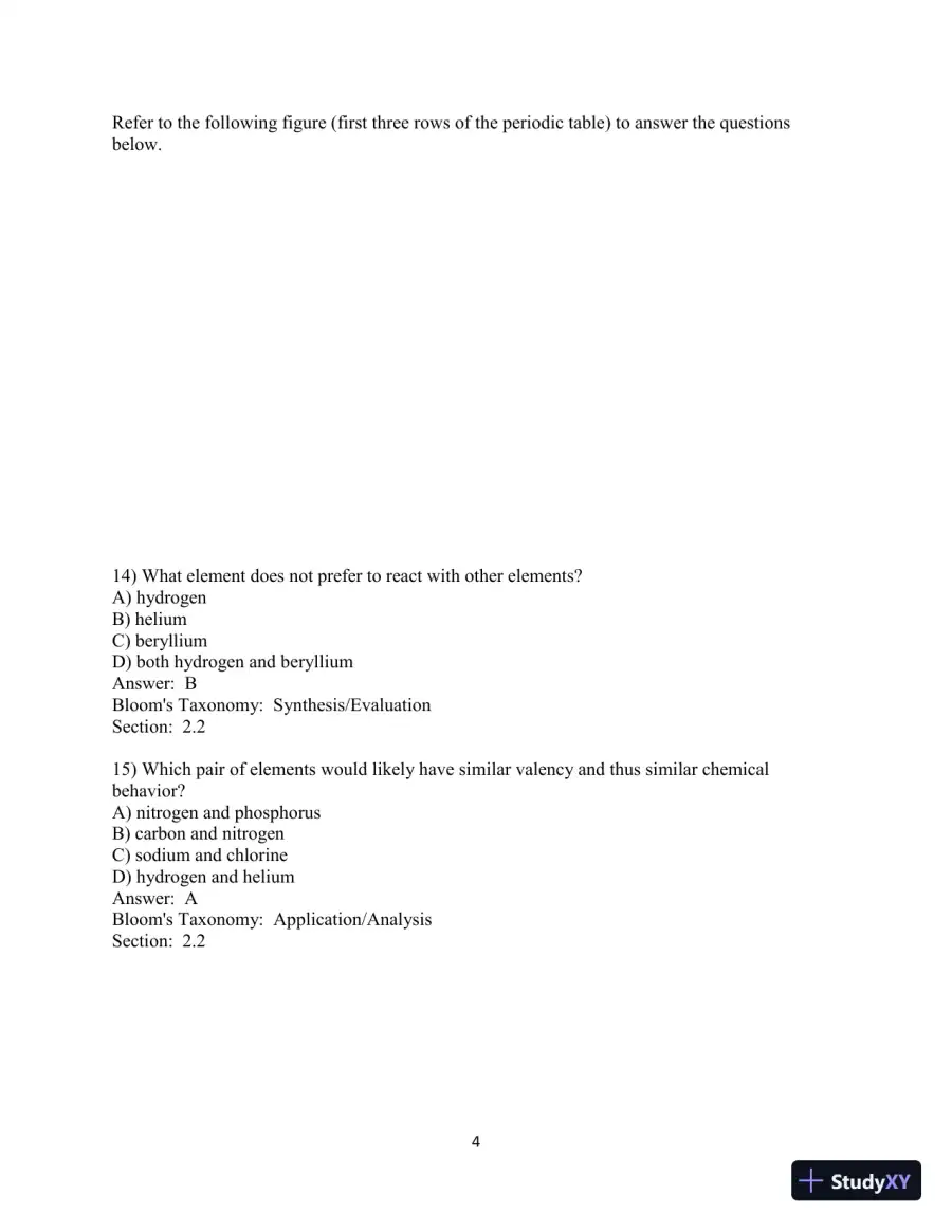 Test Bank For Campbell Biology, 11th Edition, page 22