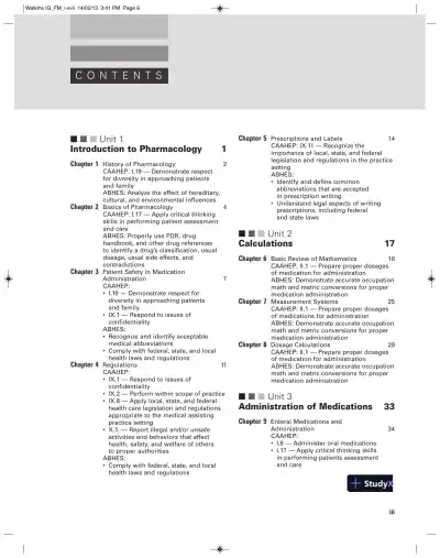 Pharmacology Clear And Simple: A Guide To Drug Classifications And Dosage Calculations , 2nd Edition Solution Manual - Page 3 preview image