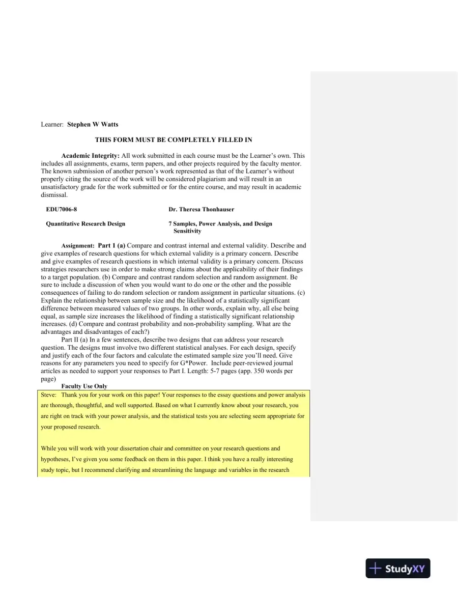 WattsSEDU7006-8-7 Northcentral University Assignment Cover Sheet, page 3