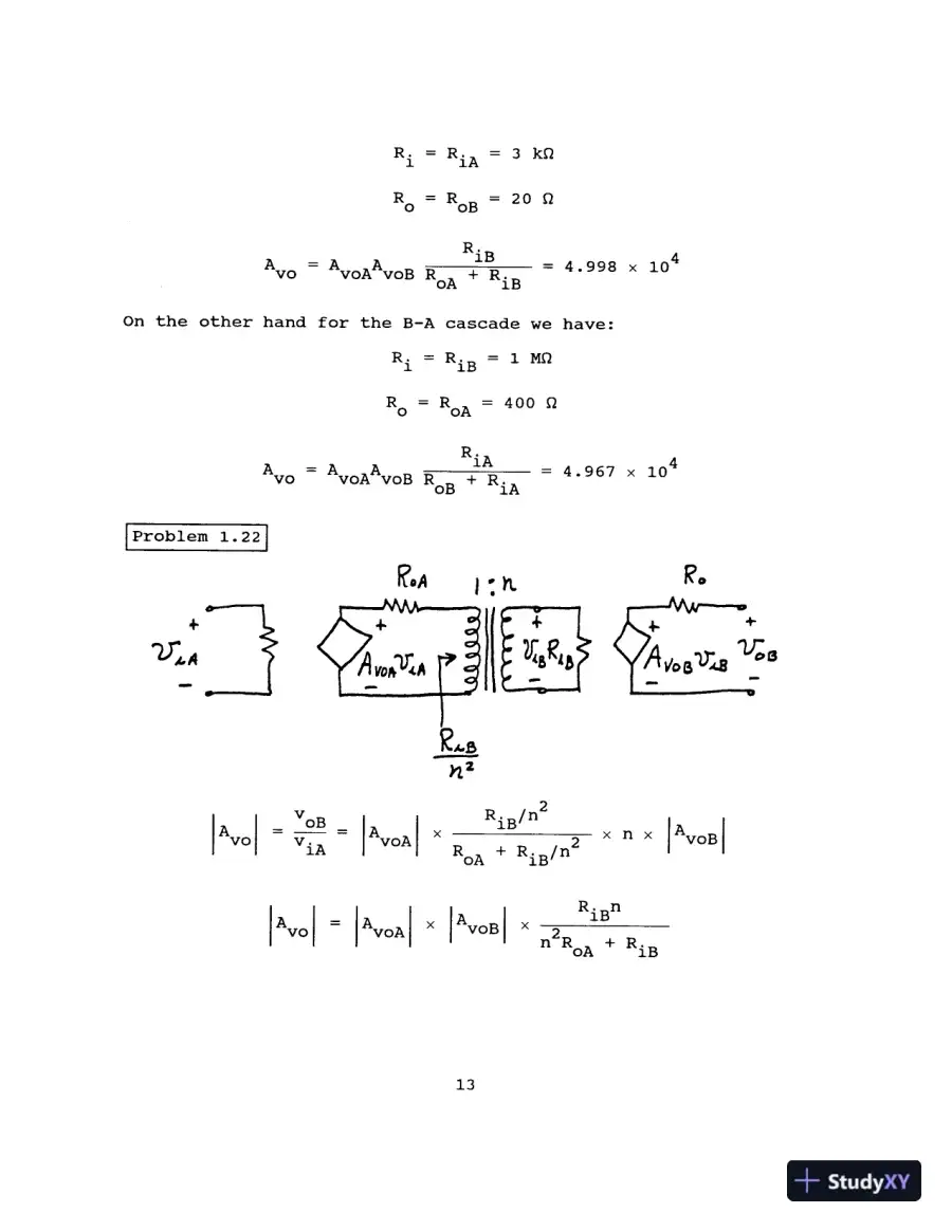 Solution Manual For Electronics, 2nd Edition, page 15