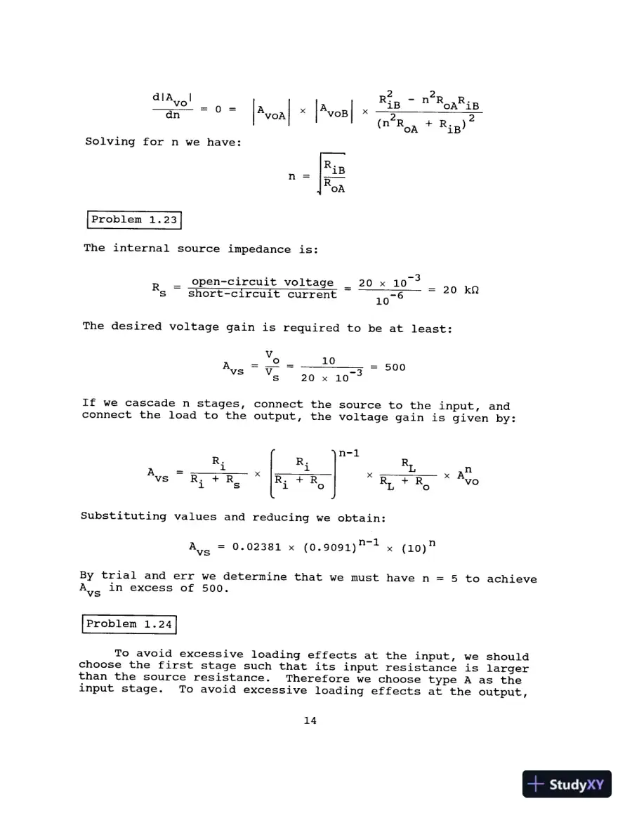Solution Manual For Electronics, 2nd Edition, page 16