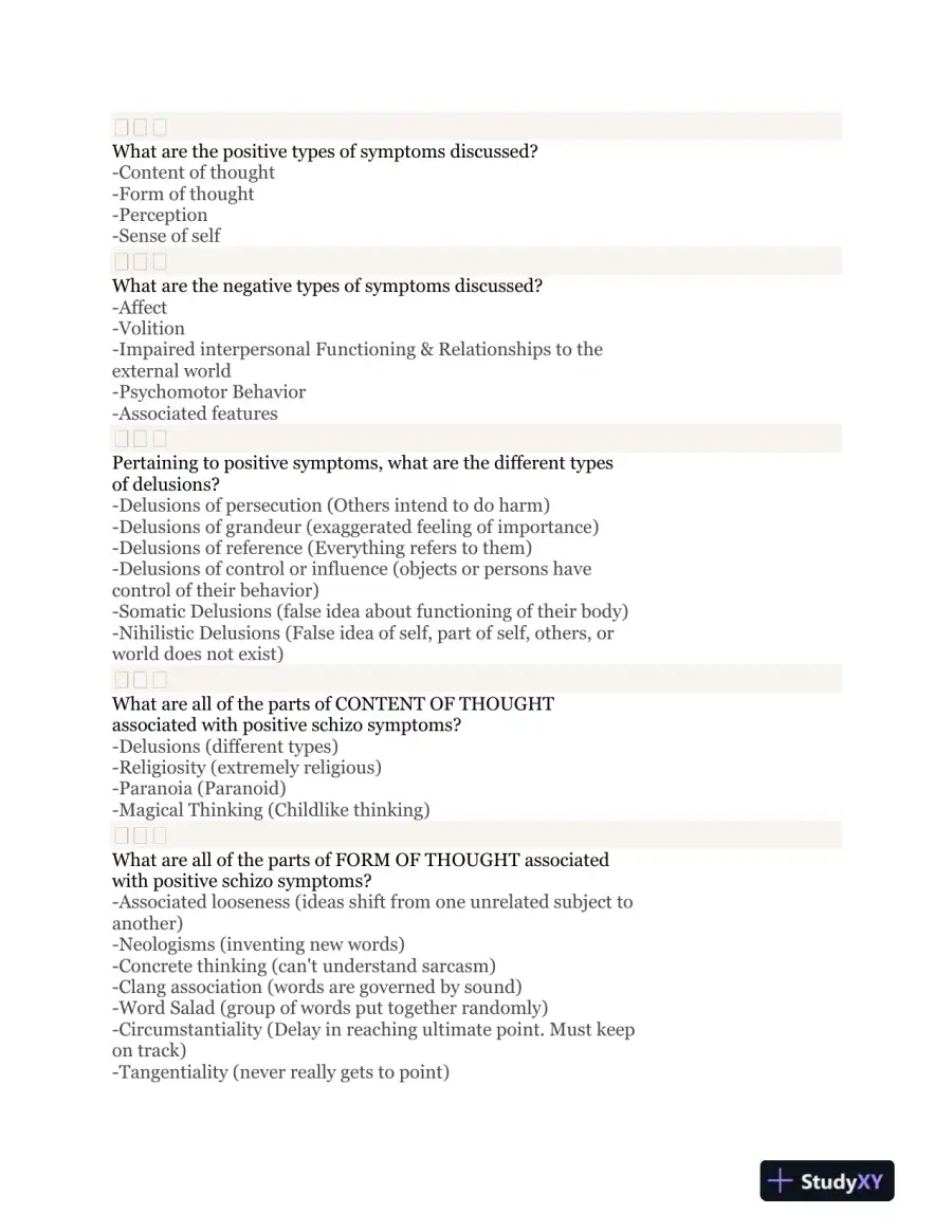 Psych 2015 Chapter 26 Schizophrenia (Test 3), page 3