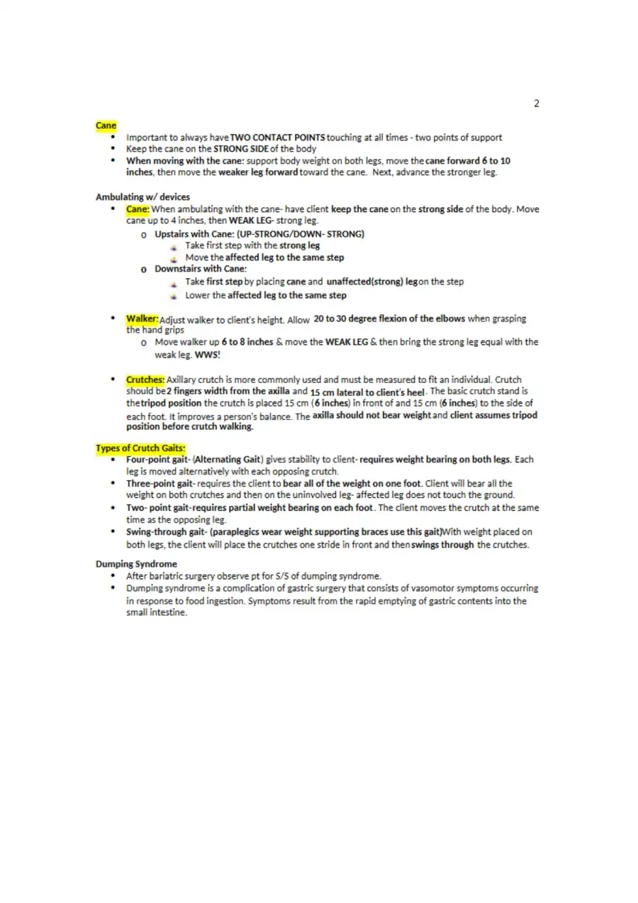 NCLEX Key Concepts, page 2