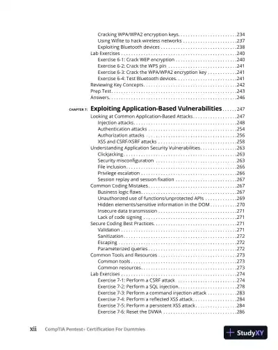 CompTIA Pentest+ Certification For Dummies (2022) - Page 15 preview image