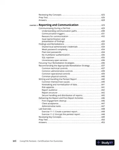 CompTIA Pentest+ Certification For Dummies (2022) - Page 19 preview image