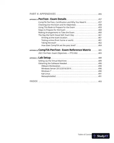 CompTIA Pentest+ Certification For Dummies (2022) - Page 20 preview image