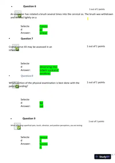 2023-2024 NURS6512 Nursing Diagnosis Final Exam With Answers (101 Solved Questions) - Page 4 preview image