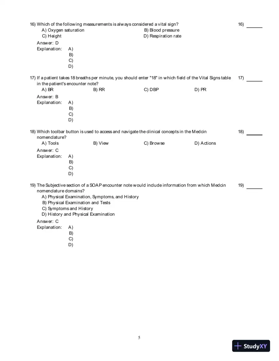 Electronic Health Records: Understanding And Using Computerized Medical Records, 3rd Edition Test Bank, page 19