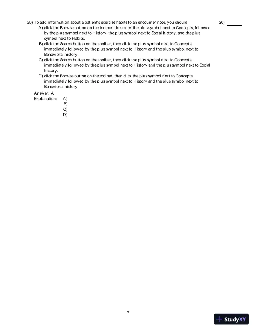 Electronic Health Records: Understanding And Using Computerized Medical Records, 3rd Edition Test Bank, page 20