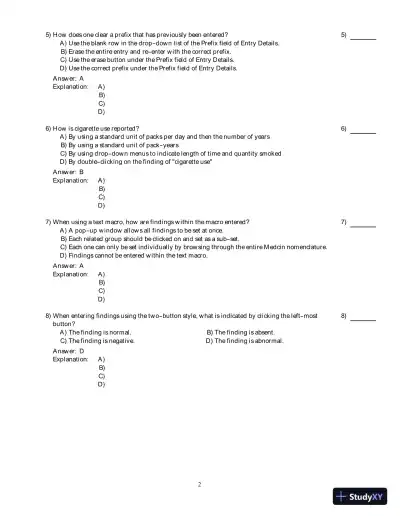 Electronic Health Records: Understanding And Using Computerized Medical Records, 3rd Edition Test Bank - Page 23 preview image