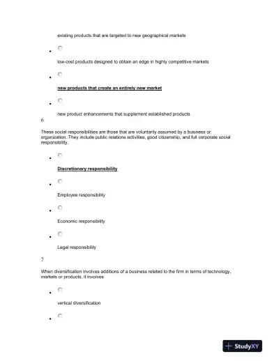 STR 581 Capstone Examination Part 3 Final Exam - Page 4 preview image