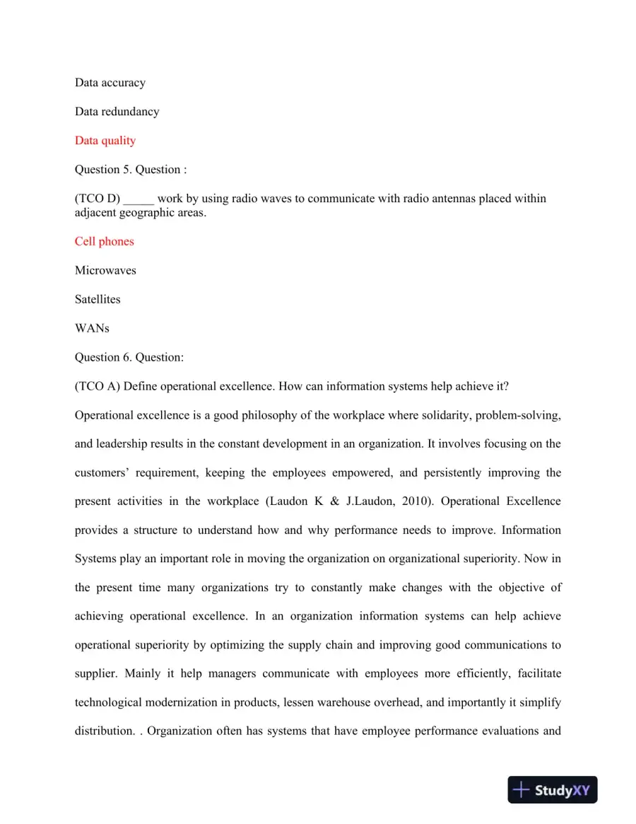 Devry MIS535 Midterm Exam 2015 Latest, page 3