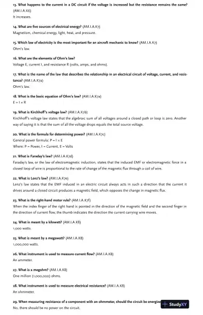 Aviation Mechanic Oral and Practical Exam Guide (2024) - Page 16 preview image