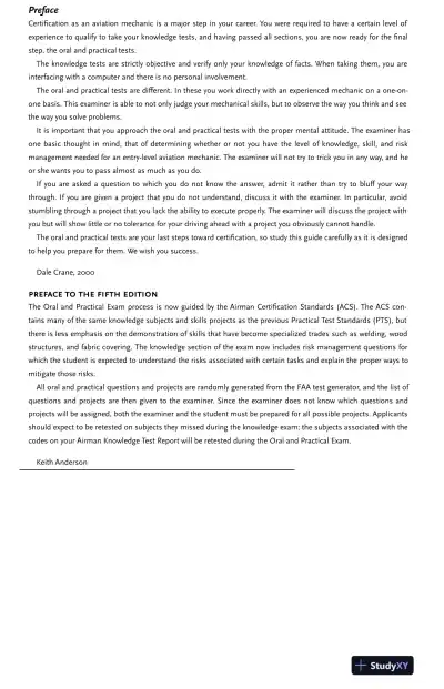 Aviation Mechanic Oral and Practical Exam Guide (2024) - Page 7 preview image