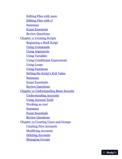 LPI Linux Essentials Study Guide: Exam 010 v1.6, 3rd Edition (2020) - Page 11 preview image