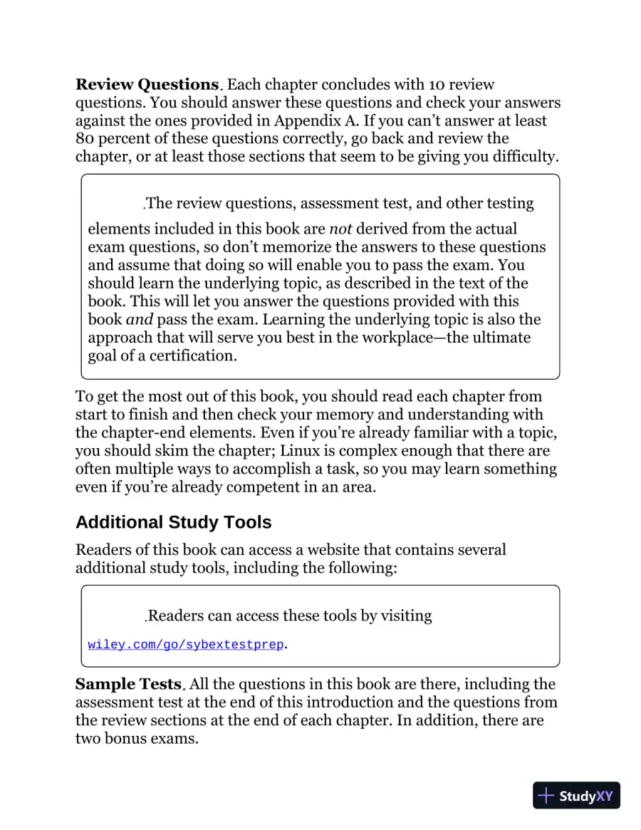 LPI Linux Essentials Study Guide: Exam 010 v1.6, 3rd Edition (2020), page 24