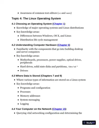 LPI Linux Essentials Study Guide: Exam 010 v1.6, 3rd Edition (2020) - Page 31 preview image