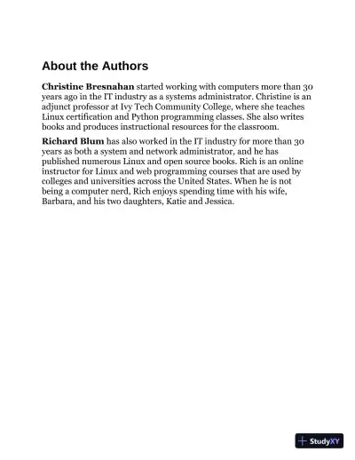 LPI Linux Essentials Study Guide: Exam 010 v1.6, 3rd Edition (2020) - Page 7 preview image