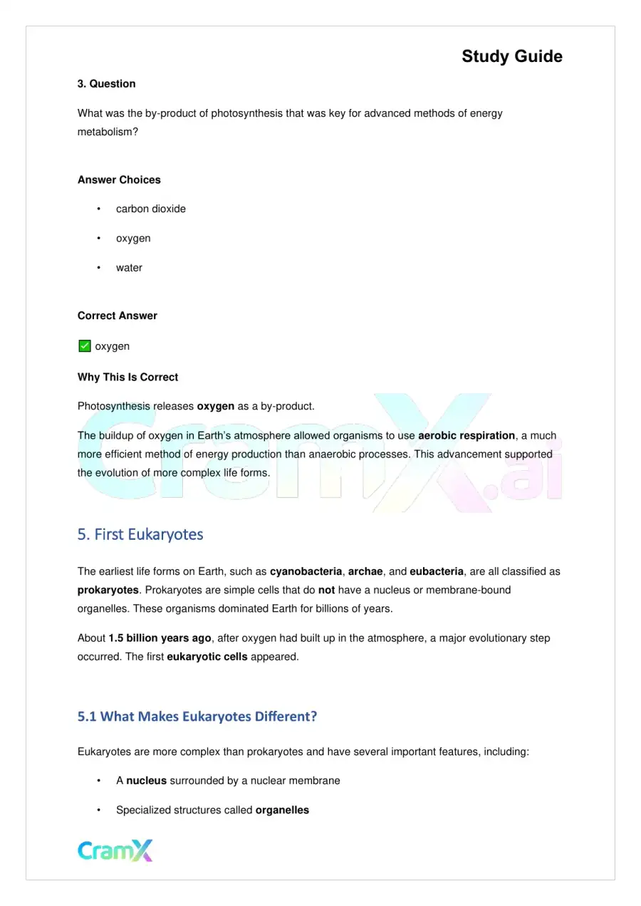 Biology - The Origin and Evolution of Life, page 7