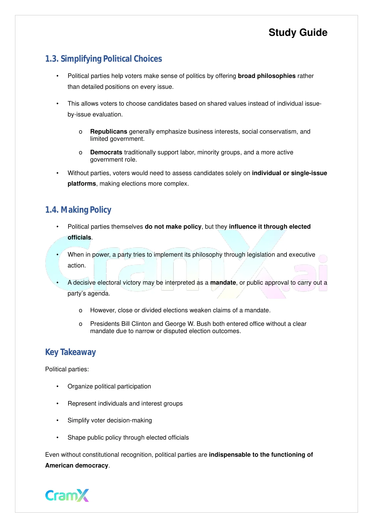 American Government - Political Parties - Page 2 preview image