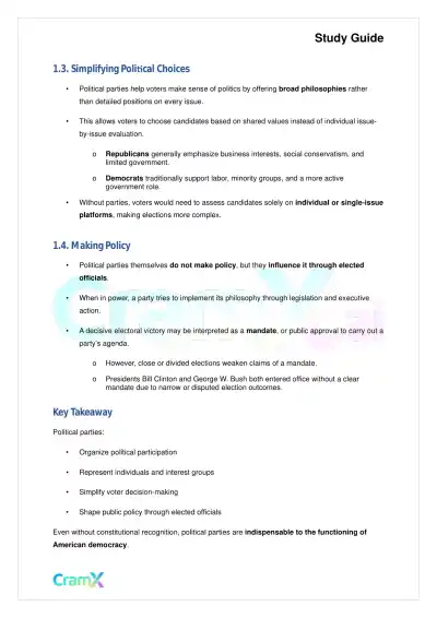 American Government - Political Parties - Page 2 preview image
