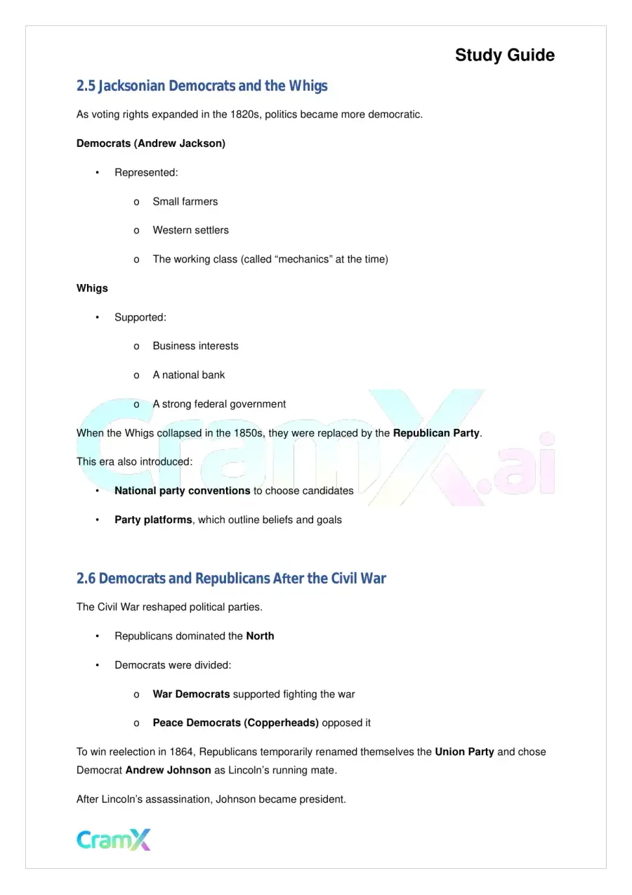 American Government - Political Parties, page 5