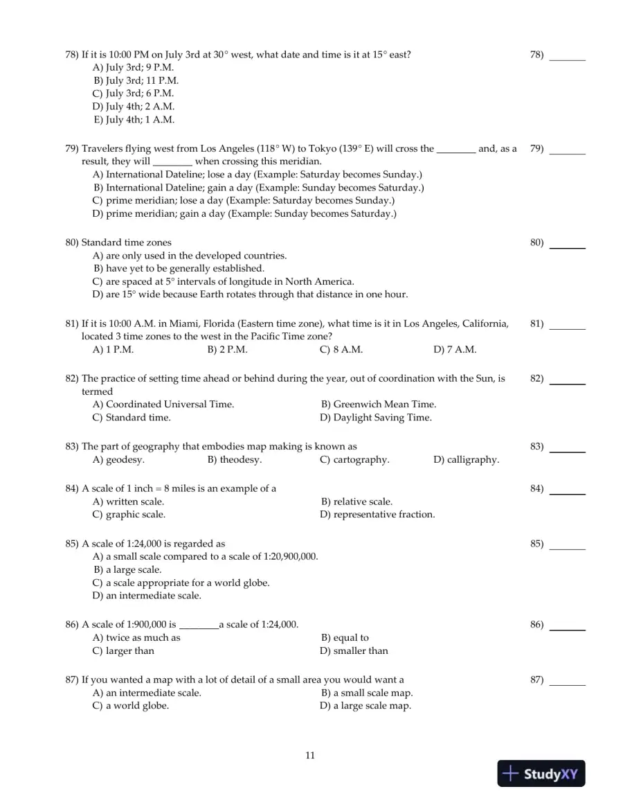 Test Bank For Elemental Geosystems, 8th Edition, page 12