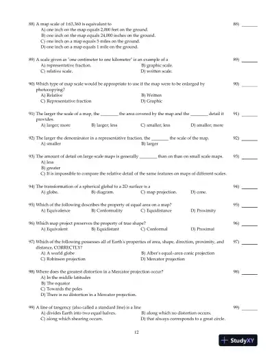 Test Bank For Elemental Geosystems, 8th Edition - Page 13 preview image