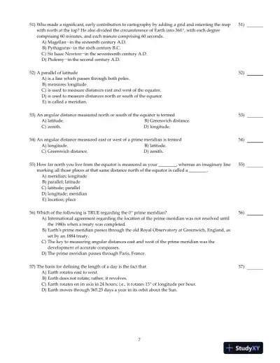 Test Bank For Elemental Geosystems, 8th Edition - Page 8 preview image
