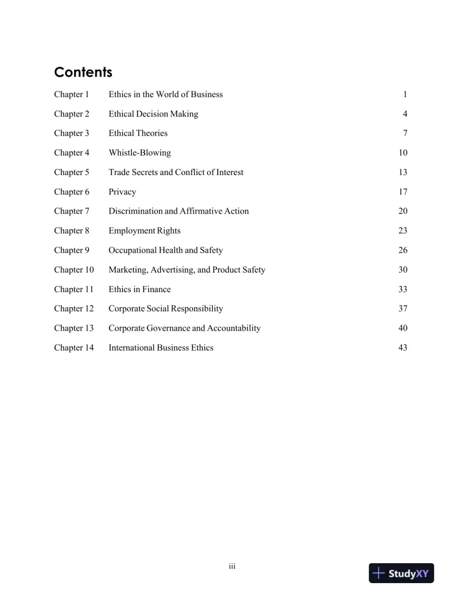 Ethics And The Conduct Of Business, 7th Edition Test Bank, page 3