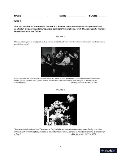 Test Bank for Breaking Through: College Reading , 12th Edition - Page 9 preview image