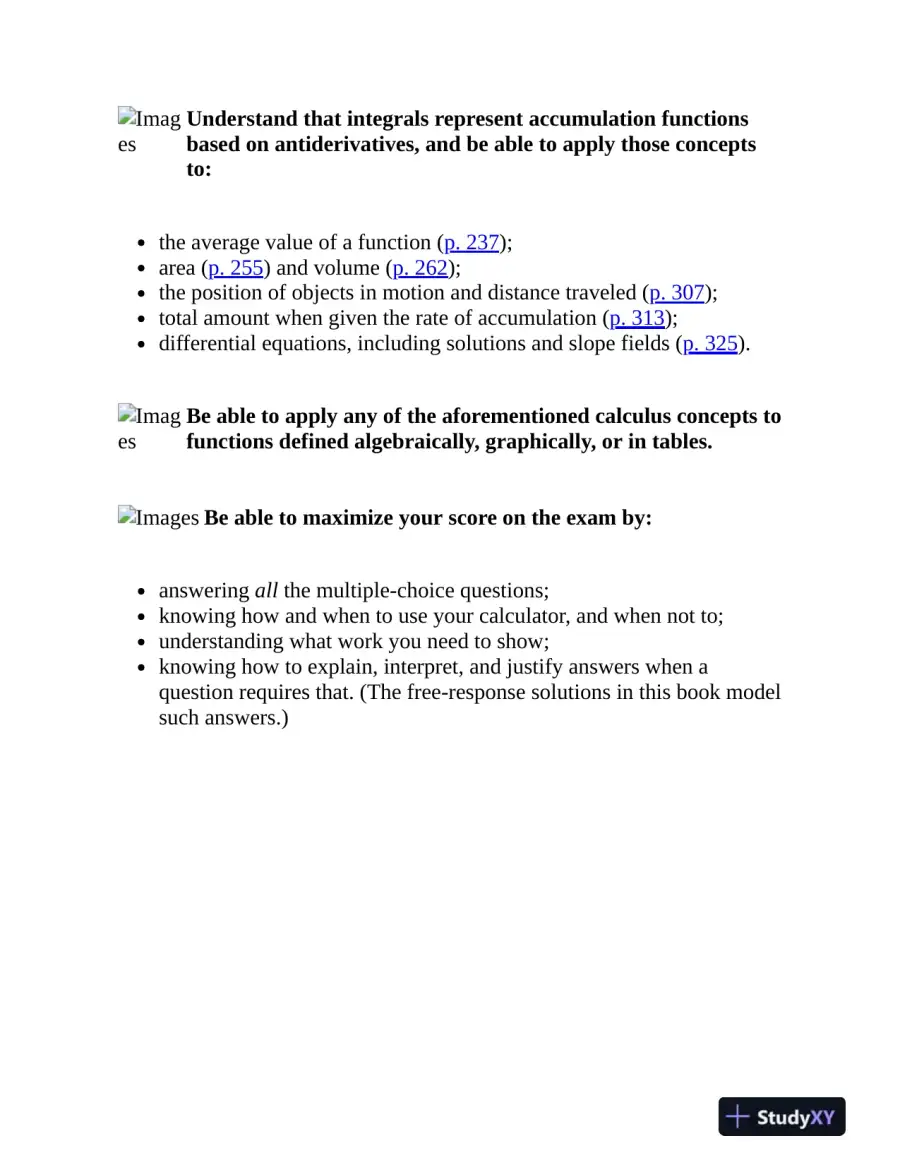 AP Calculus Premium, 2025: Prep Book with 12 Practice Tests + Comprehensive Review (2025), page 15