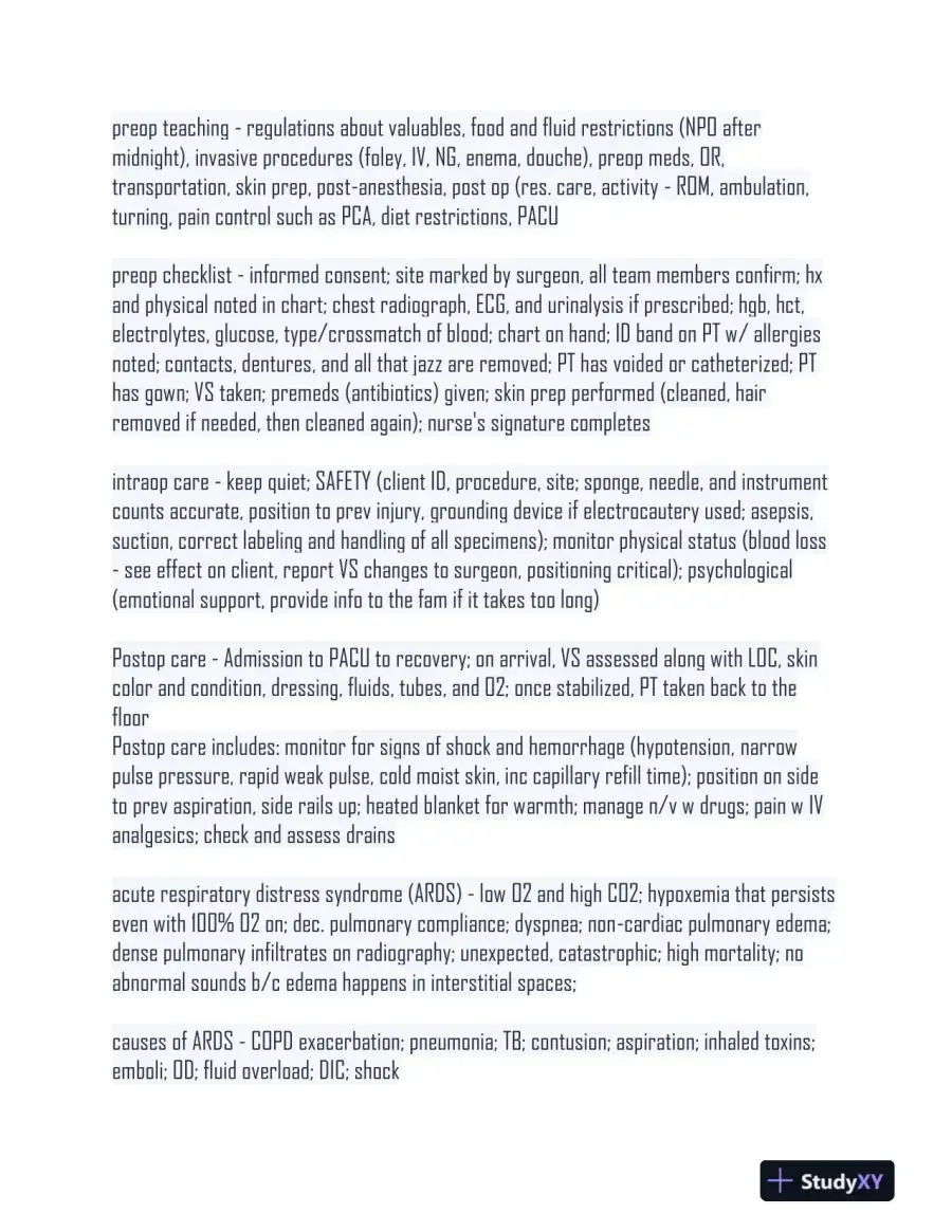 HESI Medical Surgical Nursing Practice Exam With Answers (112 Solved Questions), page 3