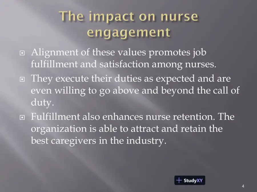 Organizational Values Presentation, page 4