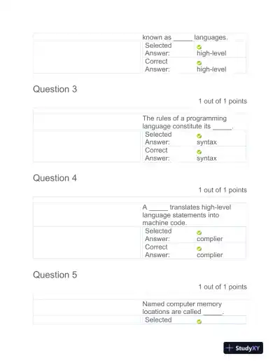 ITEC-1030-1, Introduction to Programming - Page 3 preview image