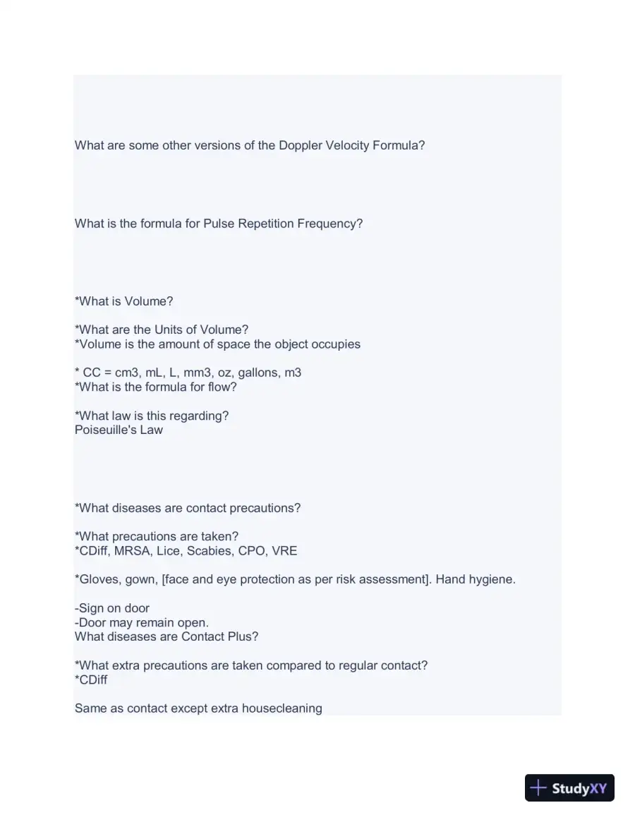 Core Sonography Canada Practice Exam with Answers (170 Solved Questions), page 3