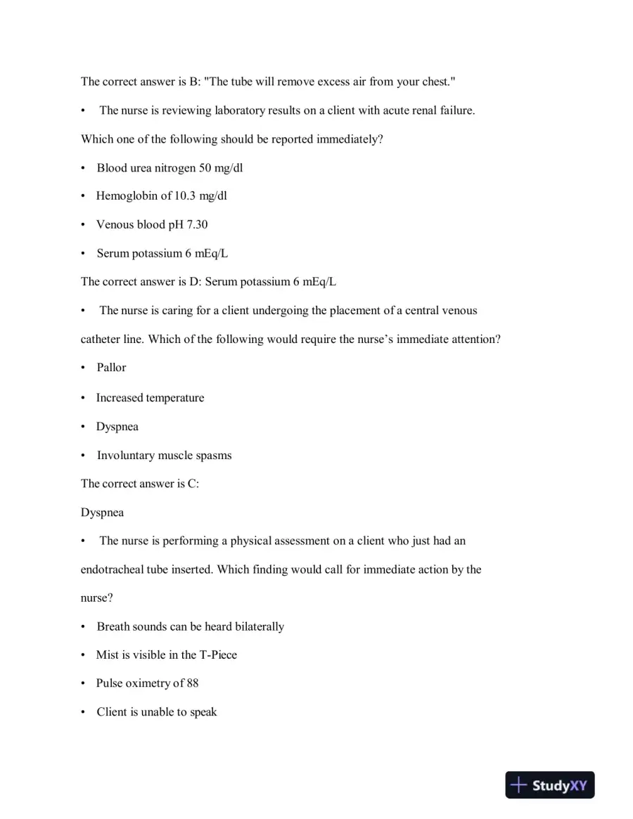 2023-2024 HESI RN Child Care Exit Exam Version 3 With Answers (160 Solved Questions), page 15