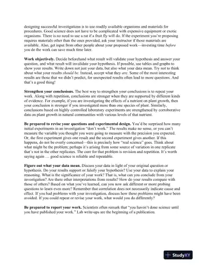 Solution Manual for Biology Laboratory Manual, 11th Edition - Page 3 preview image