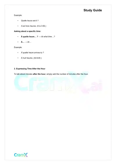 French I - Everyday Words and Phrases - Page 10 preview image