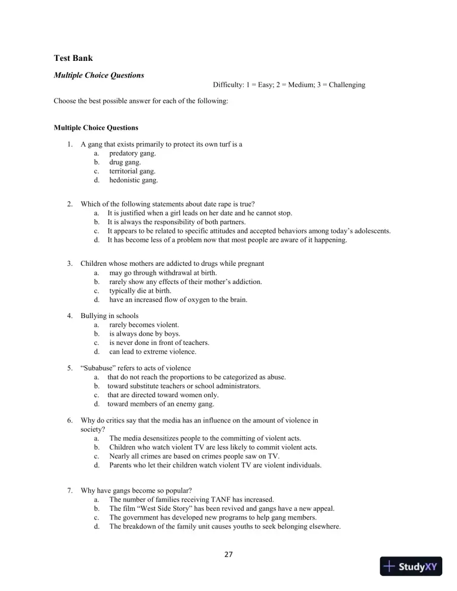 Exploring Child Welfare: A Practice Perspective, 7th Edition Test Bank, page 30