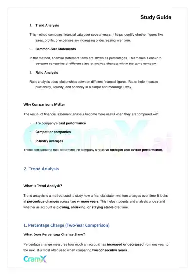 Accounting Principles II – Financial Statement Analysis - Page 2 preview image